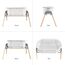 Teknum 3In1 Baby Rocker Bassinet Infant Crib With Mosquito Net 0-6 Months, Color: White, 2 image