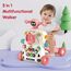 Teknum 5In1 Baby Walker Learning Table Scooter Roller Coaster With Musical Keyboard 6+ Months, Color: pink, 3 image
