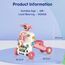 Teknum 5In1 Baby Walker Learning Table Scooter Roller Coaster With Musical Keyboard 6+ Months, Color: pink, 6 image