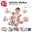Teknum 5In1 Baby Walker Learning Table Scooter Roller Coaster With Musical Keyboard 6+ Months, Color: pink, 12 image
