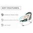 Teknum 6In1 Cozy Rocker Bassinet With Wheels Mosquito Net 0-36 Months 18Kg, Color: Green, 7 image