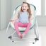 Teknum 6In1 Cozy Rocker Bassinet With Wheels Mosquito Net 0-36 Months 18Kg, Color: Green, 5 image