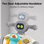 Teknum 5In1 Baby Walker Learning Table Scooter Roller Coaster With Musical Keyboard 6+ Months, Color: Grey, 4 image