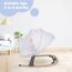 Teknum 3-Stage Baby Bouncer Recliner Seat With Mosquito Net 0-6 Months, 10 image