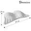 Sunveno Infant Head Shaper Wings Pillow, Color: White, 13 image