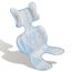 Teknum Breathable 3D Mesh Liner Pad For Baby Stroller Car Seat High Chair Cradle 0-6 Years, Color: Blue