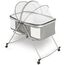 Teknum 3In1 Baby Cot Cradle With Mosquito Net Wheels 0-12 Months 15Kg, Color: Dark Grey, 2 image