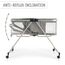 Teknum 3In1 Baby Cot Cradle With Mosquito Net Wheels 0-12 Months 15Kg, Color: Dark Grey, 7 image