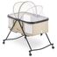 Teknum 3In1 Baby Cot Cradle With Mosquito Net Wheels 0-12 Months 15Kg, Color: Ivory, 2 image
