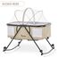 Teknum 3In1 Baby Cot Cradle With Mosquito Net Wheels 0-12 Months 15Kg, Color: Ivory, 3 image
