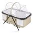 Teknum 3In1 Baby Cot Cradle With Mosquito Net Wheels 0-12 Months 15Kg, Color: Ivory, 4 image