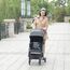 Teknum Travel Cabin Baby Stroller With Coffee Cup Holder 0–48 Months Up To 22Kg, Color: Grey, 2 image