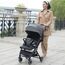 Teknum Travel Cabin Baby Stroller With Coffee Cup Holder 0–48 Months Up To 22Kg, Color: Grey, 3 image