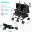 Teknum Twin Stroller Fellow 0–36 Months 2×15Kg, Color: Black, 16 image