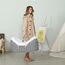 Teknum Infant Wicker Pod Moses Basket With White Waffle Beddings 0-6 Months, 4 image
