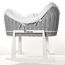 Teknum Infant Wicker Pod Moses Basket With White Waffle Beddings 0-6 Months, 5 image