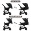 Teknum Look At Me Reversible Baby Stroller With Diaper Bag, 3 image