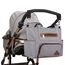 Teknum 3 In 1 Pram Stroller With Diaper Bag Bundle 0–3 Years Up To 18Kg, Color: Black, 9 image