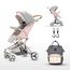 Teknum A1 Green Stroller With Sunveno Grey Diaper Bag 0–4 Years Up To 20Kg, Color: Rose, 3 image