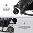 Teknum 2In1 Glide Stroller With Green Diaper Tote Bag Black 0–36 Months Up To 22Kg, Color: Black & Green, 10 image