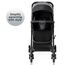 Teknum 2In1 Glide Stroller With Green Diaper Tote Bag Black 0–36 Months Up To 22Kg, Color: Black & Green, 4 image