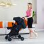 Teknum 2In1 Glide Stroller With Green Diaper Tote Bag Black 0–36 Months Up To 22Kg, Color: Black & Green, 16 image