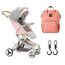 Teknum A1 Green Stroller With Sunveno Grey Diaper Bag 0–4 Years Up To 20Kg, Color: pink