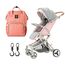 Teknum A1 Green Stroller With Sunveno Grey Diaper Bag 0–4 Years Up To 20Kg, Color: pink, 2 image