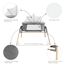 Teknum 3In1 Baby Rocker Bassinet Infant Crib With Mosquito Net 0-6 Months, Color: Grey, 8 image