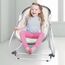 Teknum 6In1 Cozy Rocker Bassinet With Wheels Mosquito Net 0-36 Months 18Kg, Color: Grey, 5 image