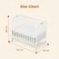 Teknum 4In1 Wooden Bedside Crib With Storage And Height Adjustments 0-4 Years, 22 image