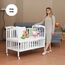 Teknum 4In1 Wooden Bedside Crib With Storage And Height Adjustments 0-4 Years, 17 image