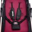 Teknum 3In1 Baby Stroller With Bassinet Reversible Seat 0-3 Years 18Kg, Color: Wine, 7 image