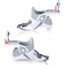 Teknum Portable Booster Chair 6-36 Months 15Kg, Color: Grey, 4 image