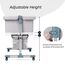 Teknum Moonlight Bedside Crib 0-2 Years, Color: Grey, 13 image