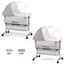 Teknum Moonlight Bedside Crib 0-2 Years, Color: Grey, 14 image