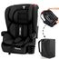Teknum Pack And Go Car Seat Group 1/2/3 Foldable Portable 9Kg–36Kg, Color: Black