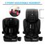 Teknum Pack And Go Car Seat Group 1/2/3 Foldable Portable 9Kg–36Kg, Color: Black, 7 image