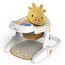 Teknum Baby Portable Dining Feeding Chair Recliner Activity Chair 6–30 Months Up To 12Kg, Color: White & Yellow