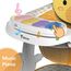 Teknum Baby Portable Dining Feeding Chair Recliner Activity Chair 6–30 Months Up To 12Kg, Color: White & Yellow, 5 image
