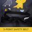 Teknum Eco Lite Baby Stroller Lightweight Foldable 6 Months+ Up To 15Kg, Color: Yellow Wave, 5 image