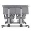 Teknum Twin Bed Side Fellow Crib 0–2 Years Up To 50Kg, Color: Light Grey, 4 image