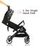 Teknum Travelzen Baby Stroller With Coffee Cup Holder 0–48 Months Up To 22Kg, Color: Black Love, 9 image