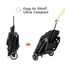 Teknum Travelzen Baby Stroller With Coffee Cup Holder 0–48 Months Up To 22Kg, Color: Black Love, 11 image