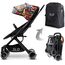 Teknum Travel Lite Stroller Sld Cabin Fold 0–4 Years Up To 22Kg, Color: Multicolor