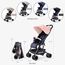 Teknum Yoga Lite Stroller Cabin Fold 6–36 Months Up To 15Kg, Color: pink, 7 image