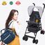 Teknum Eco Lite Stroller & Alameda Ace Diaper Bag Combo Yellow Wave 6–36 Months Up To 15Kg, 3 image