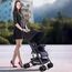 Teknum Yoga Lite Stroller With Diaper Bag Combo Black 6–36 Months Up To 15Kg, Color: Black, 5 image