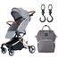 Teknum A1 Green Stroller With Sunveno Grey Diaper Bag 0–4 Years Up To 20Kg, Color: Light Grey, 2 image