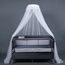 Teknum 4In1 Baby Bedside Co-Sleeper Bassinet Playpen With Rocker 0-3 Years 30Kg, Color: Grey, 9 image